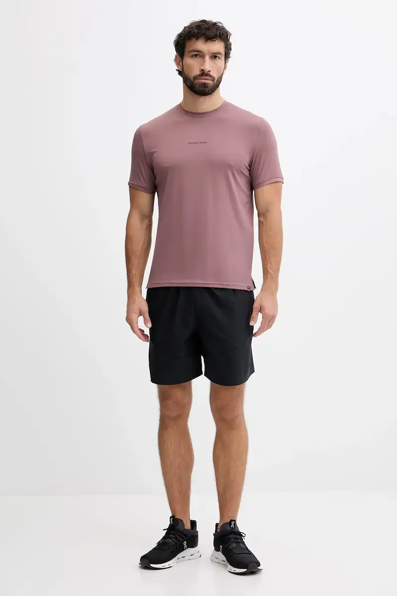 maglietta sportiva Project Rock Marrone miniatura 2