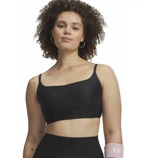 Open Back - W - reggiseno sportivo baso sostegno - donna Black