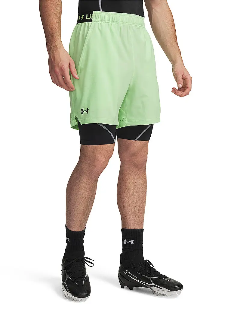 Pantaloncini da allenamento da uomo UA Vanish 15 cm verde | S