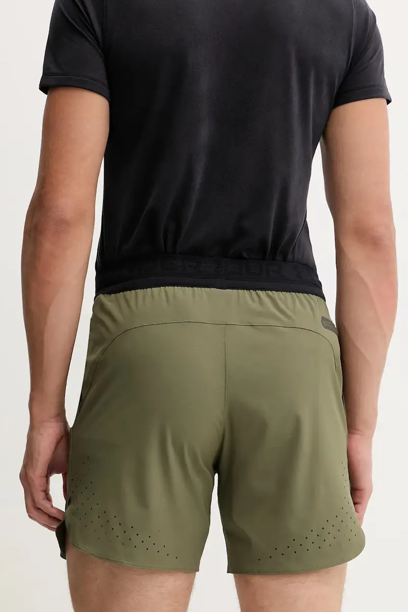 pantaloncini da allenamento Peak colore beige 1376782 Verde miniatura 3