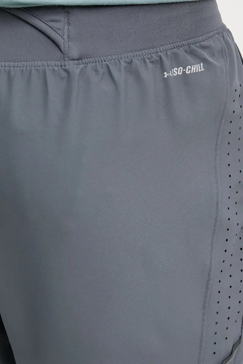 pantaloncini da allenamento uomo colore grigio 1376831 miniatura 4
