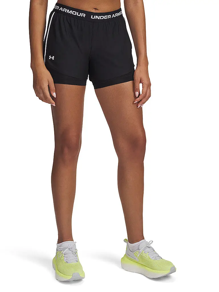 Pantaloncini da fitness da donna UA Tech™ Play Up 2in1 nero | XS