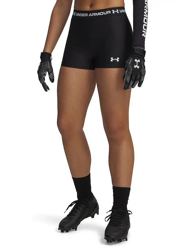 Pantaloncini da fitness HeatGear® da donna nero | XS