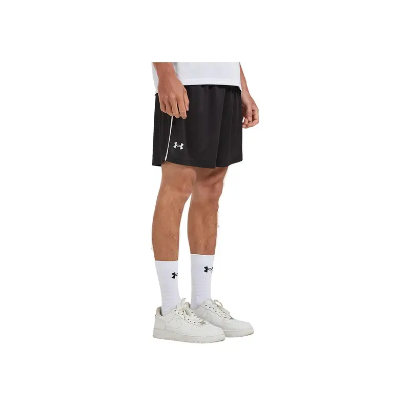 Pantaloncini sportivi in maglia traspiranti ad asciugatura rapida Under Armour Unisex Neri 23500203-001 L miniatura 4