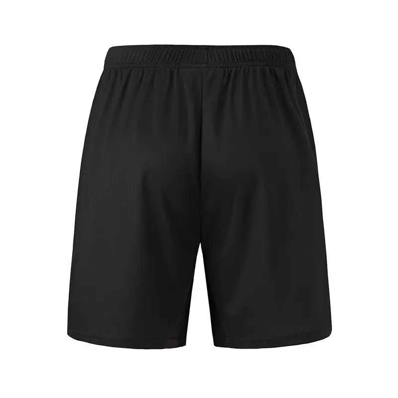 Under Armour Pantaloncini sportivi unisex neri in maglia traspirante miniatura 2