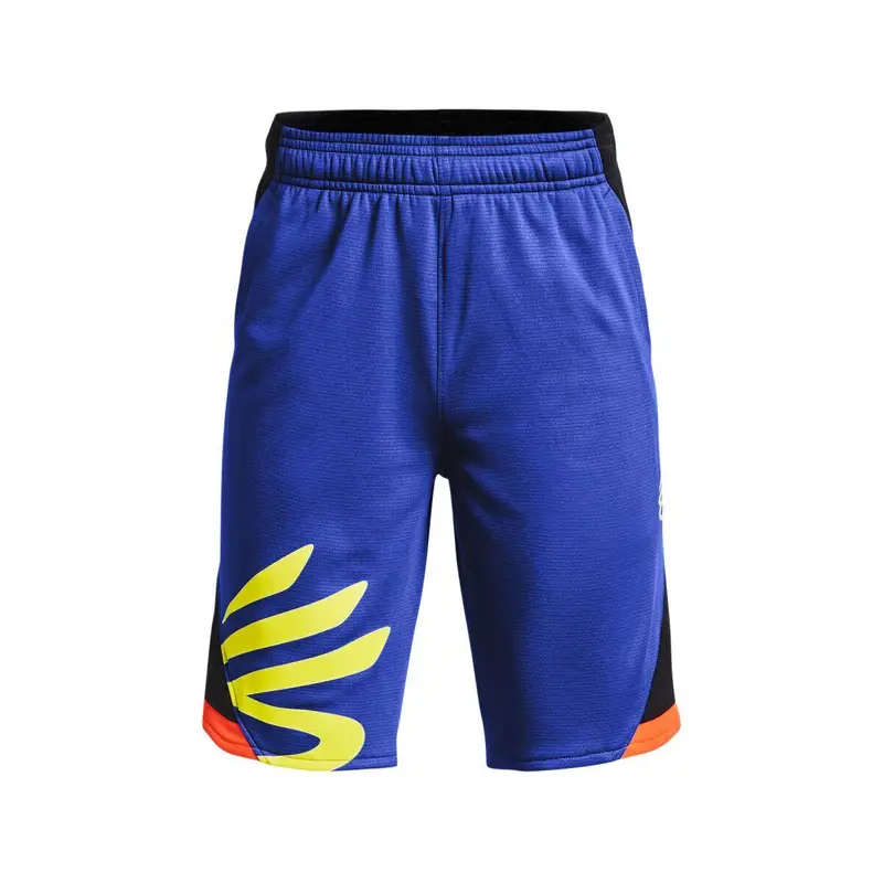 Pantaloncini Sportivi per Bambini Curry Splash | Under Armour Nero