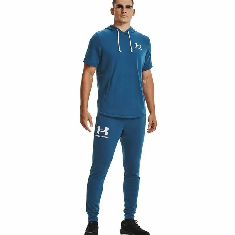 Pantalone per Adulti Under Armour Rival Terry Azzurro | Under Armour Blu