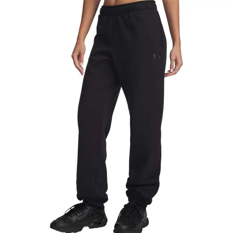 Pantaloni Con Polsino Icon Vida Flc Jogger Nero Donna XS
