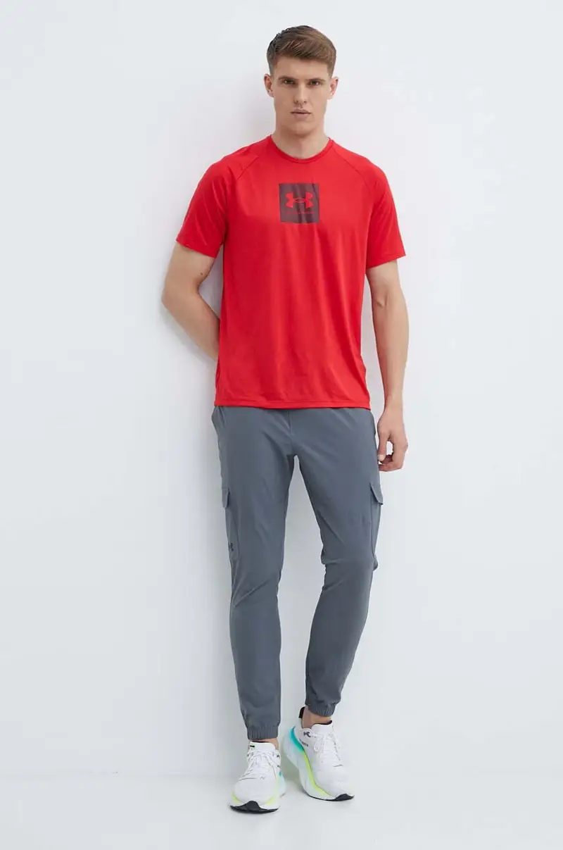 pantaloni da allenamento colore grigio miniatura 2