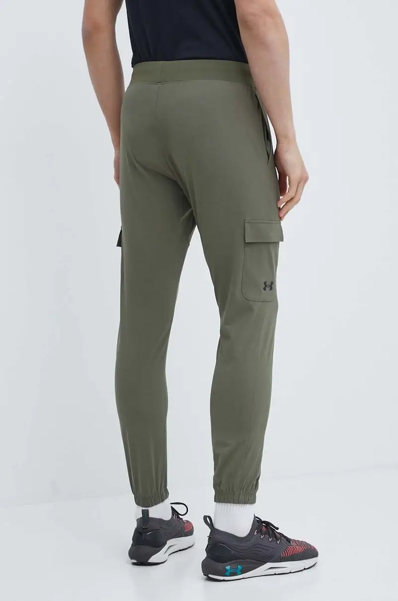 pantaloni da allenamento colore verde miniatura 3