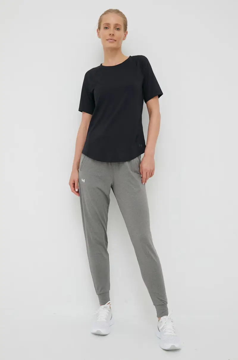 pantaloni da allenamento NEW FABRIC HG Armour colore grigio 1369385 miniatura 2