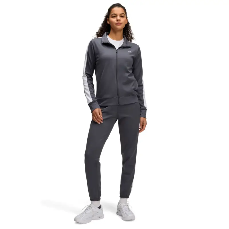 Pantaloni da donna Under Armour Tricot Gris