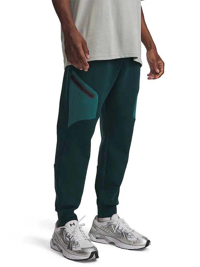 Pantaloni da jogging da uomo Unstoppable verde scuro | S