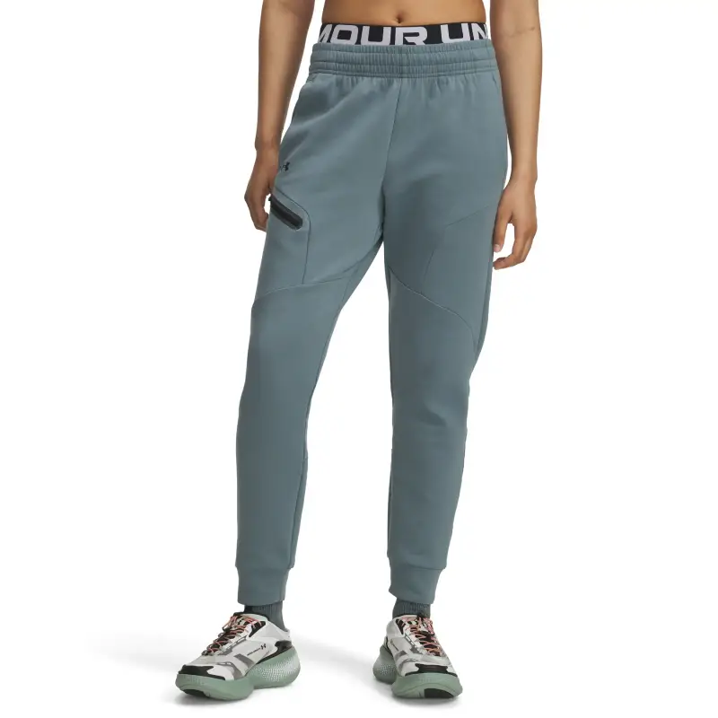 Pantaloni da jogging donna Under Armour Unstoppable Fleece Bleu