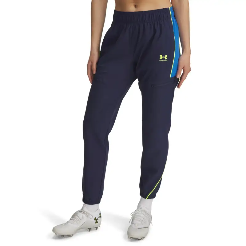 Pantaloni da tuta riscaldati donna Under Armour Challenger Bleu
