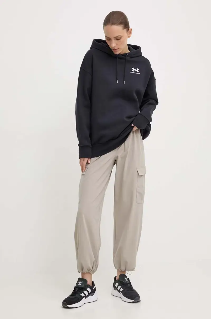 pantaloni donna colore beige miniatura 2