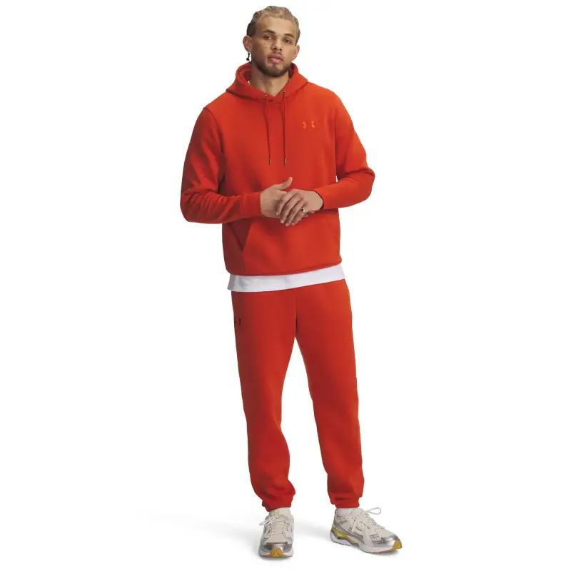 Pantaloni fitness da ginnastica Under Armour Icon Fleece Orange