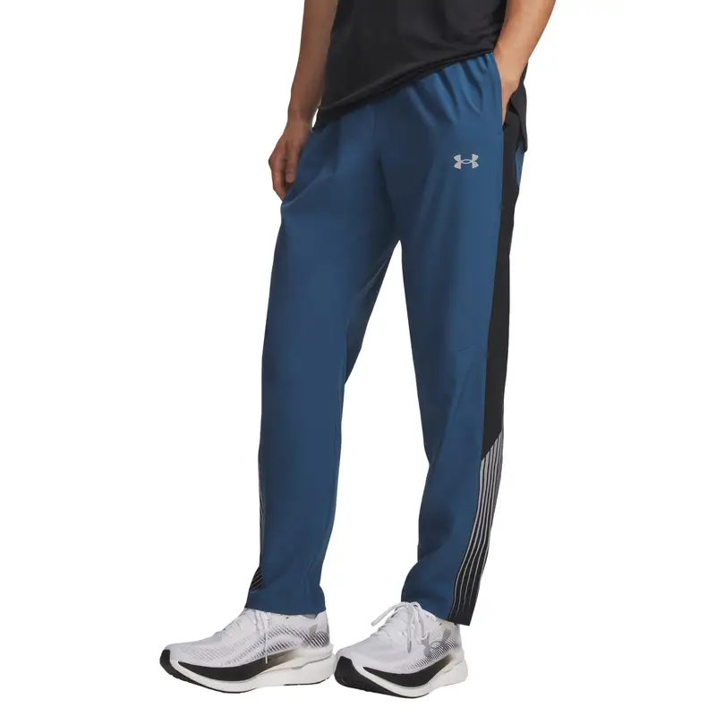 Pantaloni fitness da ginnastica Under Armour Velociti Storm Bleu