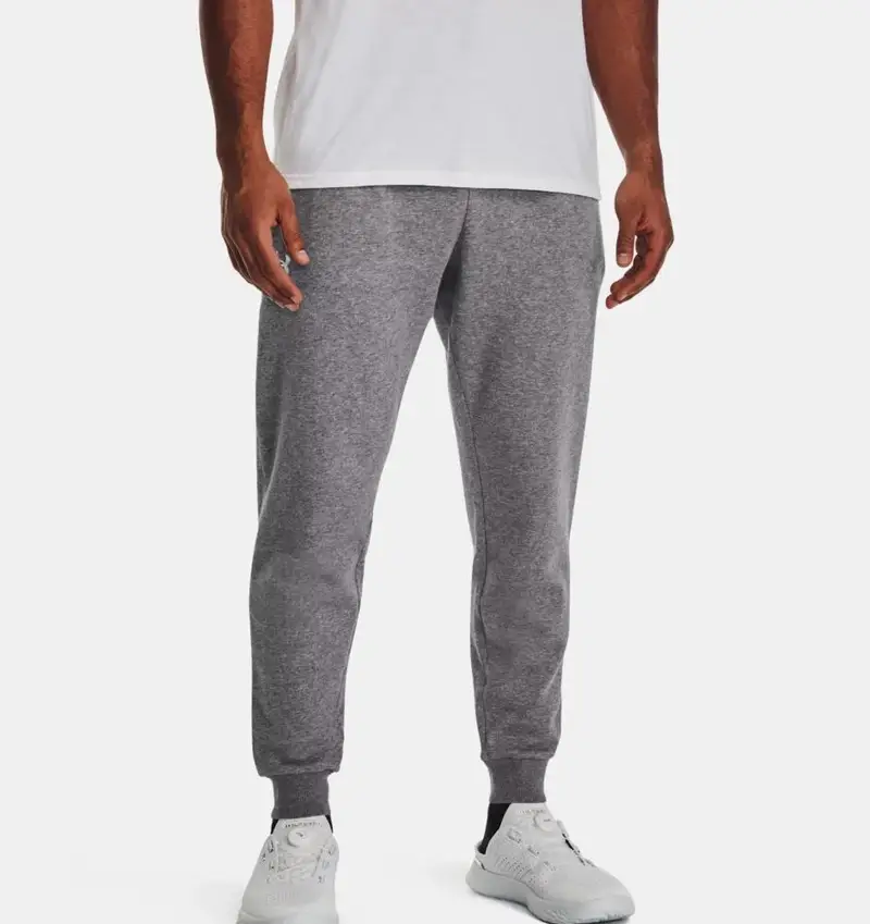 Pantaloni Tuta Ua Rival Fleece Under Armour Per Uomo Grigio | Under Armour
