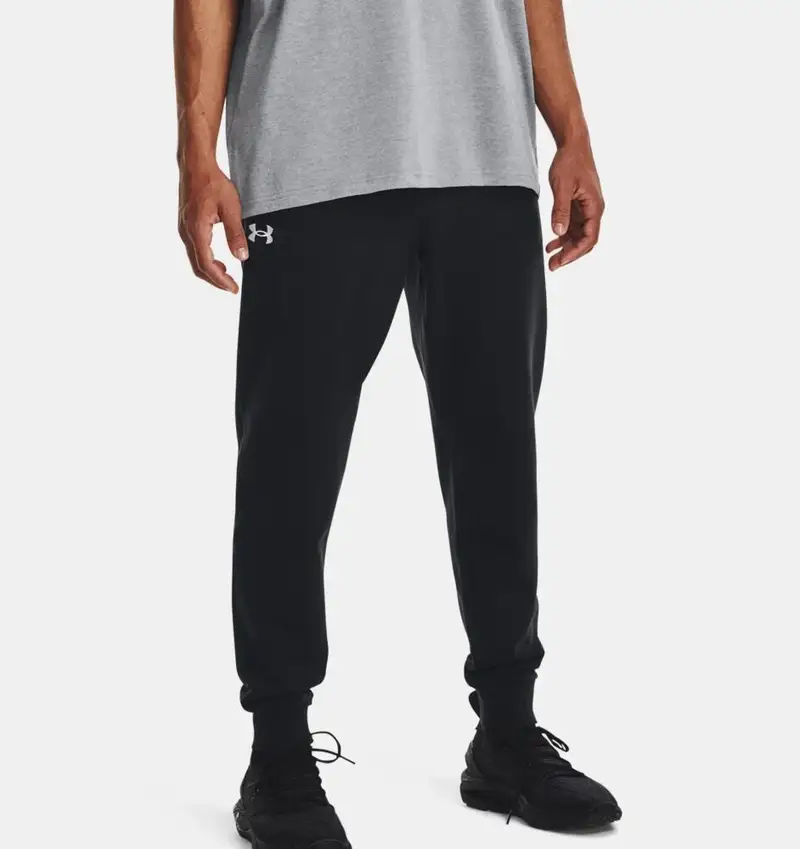 Pantaloni Tuta Ua Rival Fleece Under Armour Per Uomo Nero | Under Armour