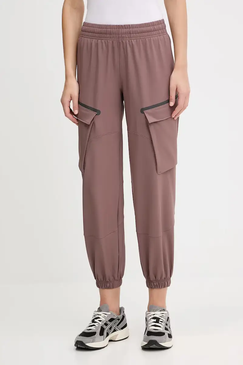 pantaloni Unstoppable donna colore violetto 1386481 Marrone