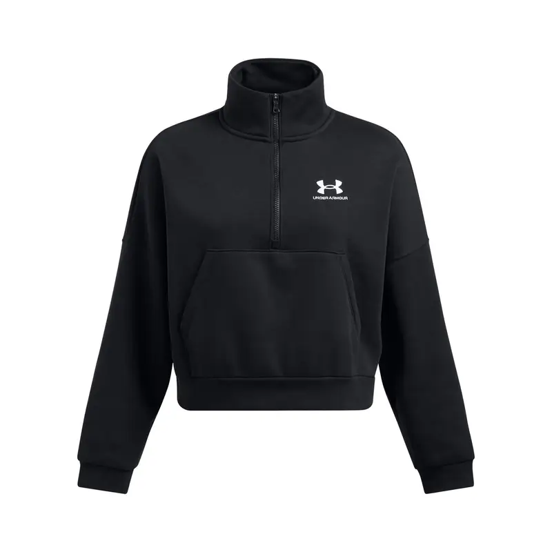 Polaire donna oversize con zip 1/2 Under Armour Icon Noir