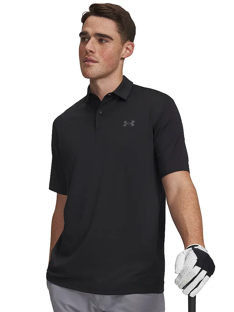 Polo da uomo UA Matchplay nero | S