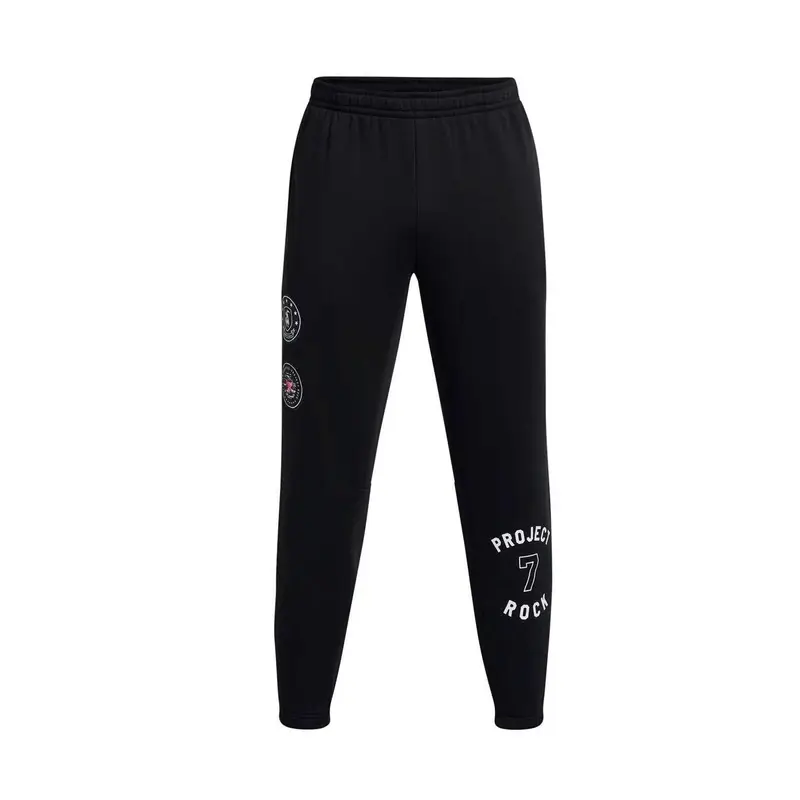 Project Rock Pantaloni Casual Morbidi Comodi Caldi Uomo fondo Nero 1386883-001 XL