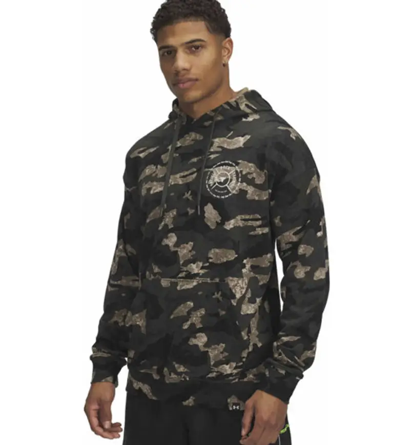 Project Rock Terry - felpa con cappuccio - uomo Green