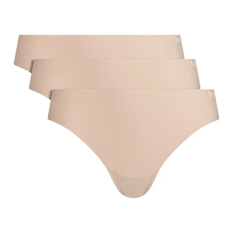 Pure Stretch Ns Thong mutandine da donna 3 pz | Under Armour Beige