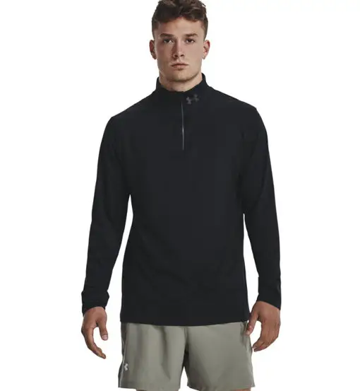 Qualifier Run 1/4 Zip - maglia running a manica lunga - uomo Black
