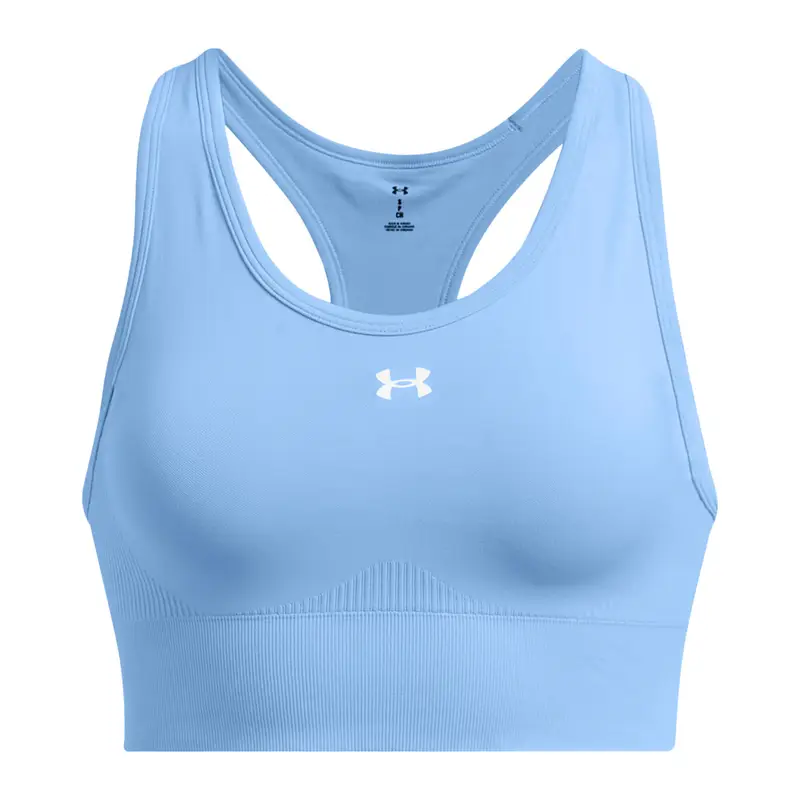 Reggiseno da allenamento Under Armour Vanish senza cuciture con marchio Mid | Under Armour Blu