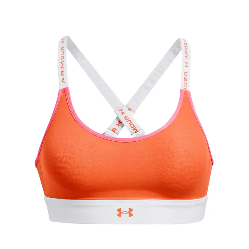 Reggiseno da donna a sostegno moderato Under Armour Infinity Run Blanc