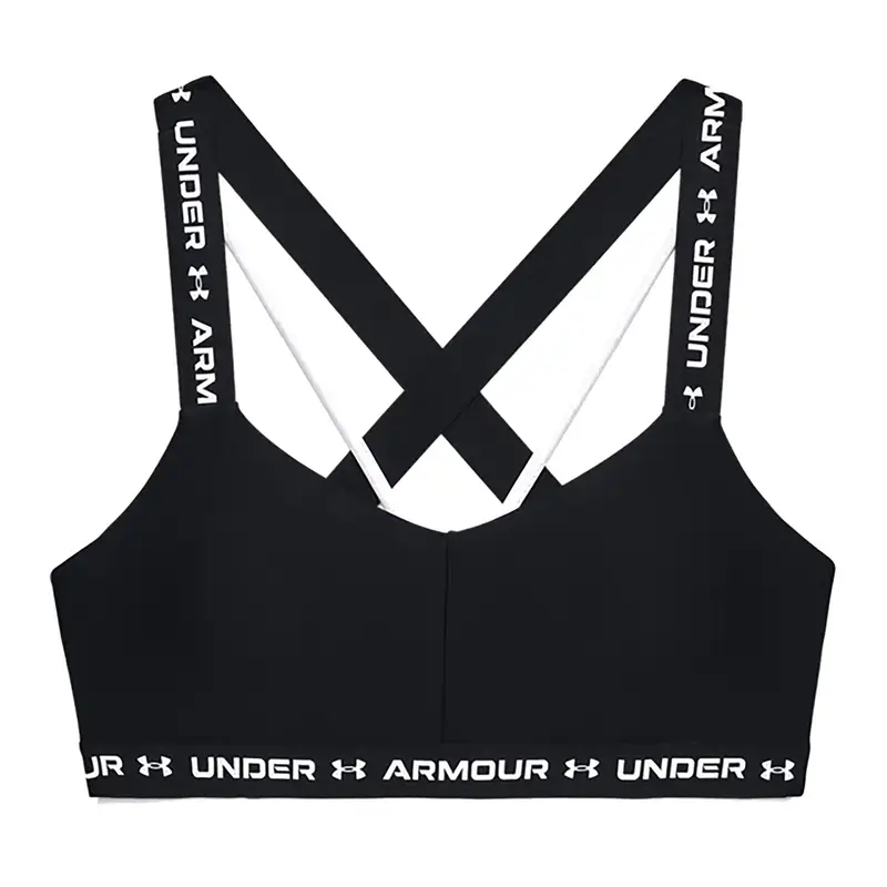 Reggiseno fitness Under Armour Crossback basso | Under Armour Nero
