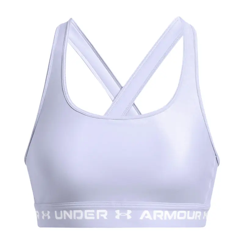 Reggiseno fitness Under Armour Crossback Mid | Under Armour Bianco