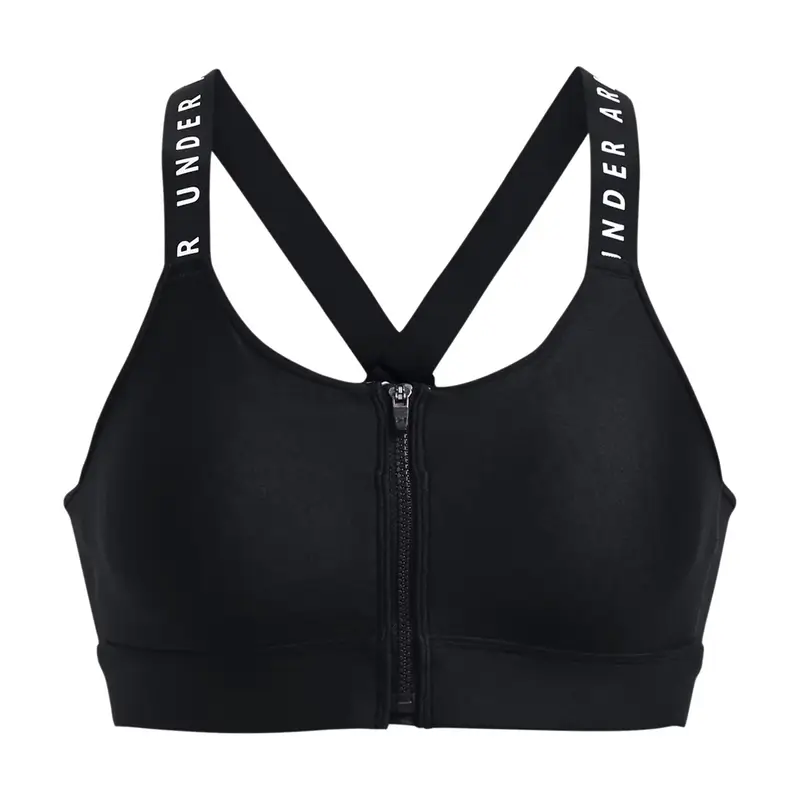 Reggiseno fitness Under Armour Infinity High Bra con cerniera | Under Armour Nero