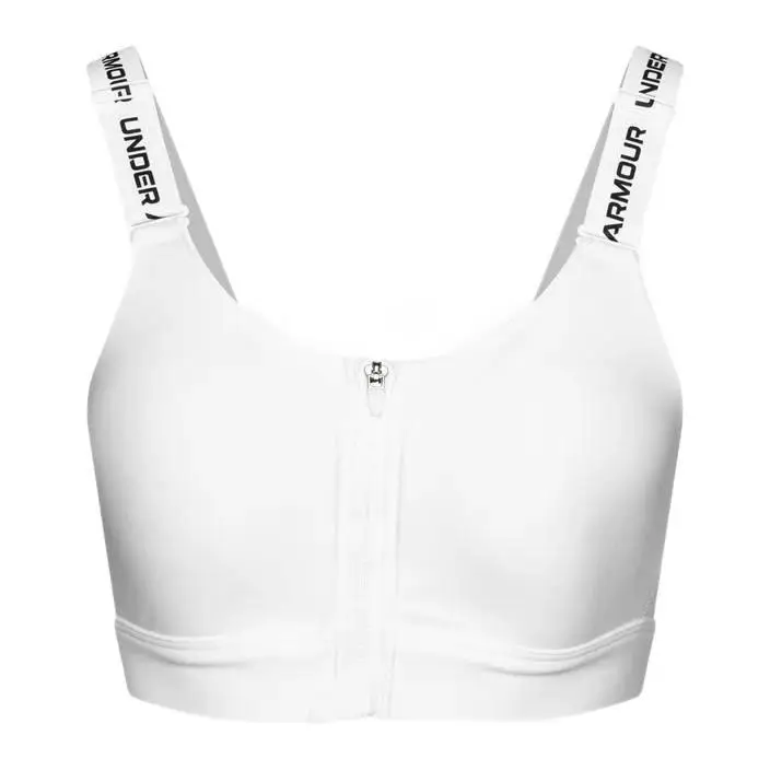 Reggiseno fitness Under Armour Infinity High Zip 2.0 | Under Armour Bianco