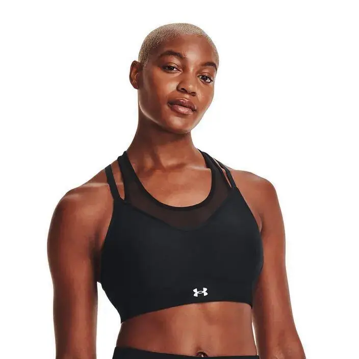 Reggiseno fitness Under Armour Infinity Mesh Low | Under Armour Nero