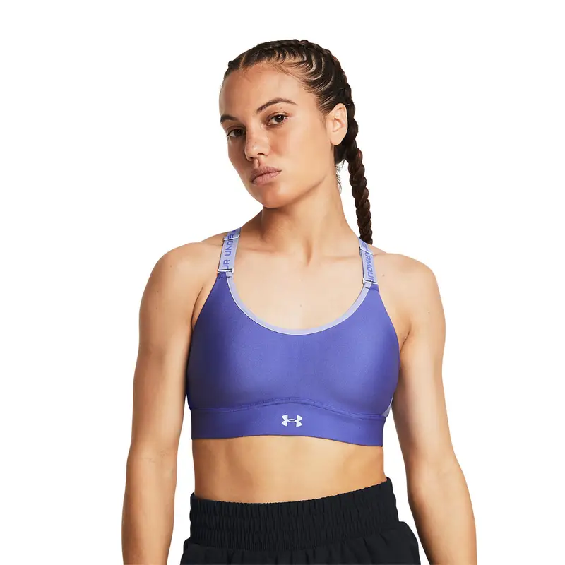 Reggiseno fitness Under Armour Infinity Mid | Under Armour Viola iris