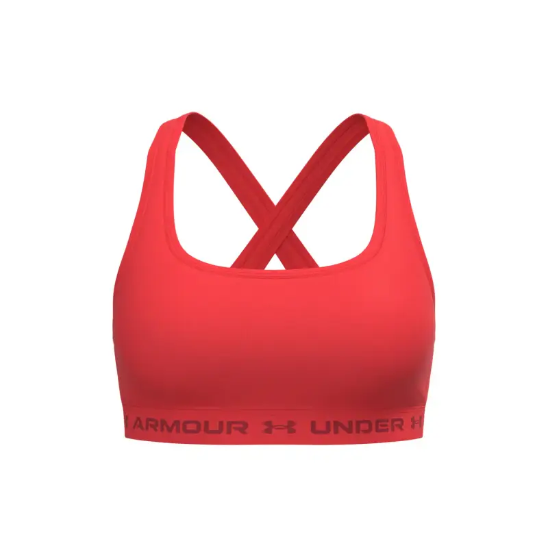 Reggiseno sportivo a medio sostegno per donna Under Armour Armour® Crossback Orange