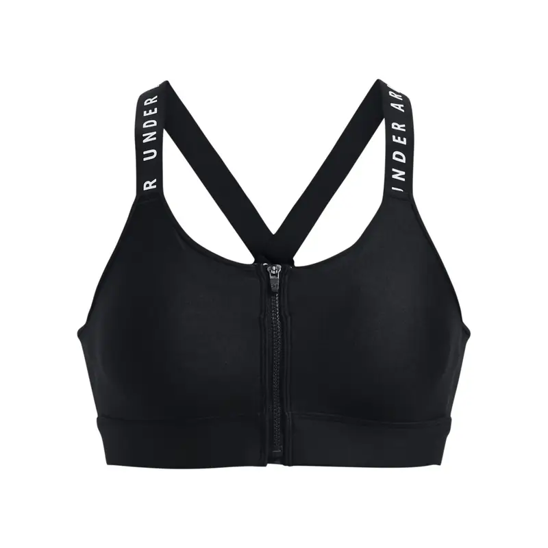 Reggiseno sportivo con zip Under Armour Infinity Noir
