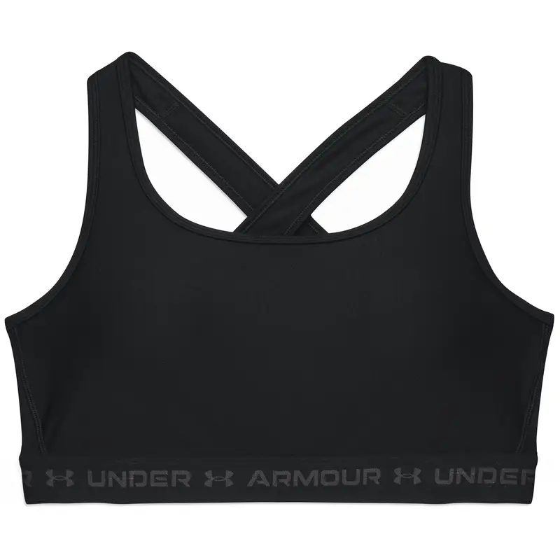 Reggiseno sportivo da donna a sostegno moderato Under Armour crossback Noir