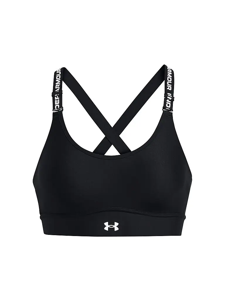 Reggiseno sportivo da donna UA Infinity Mid 2 0 a supporto medio nero | S (A-C)
