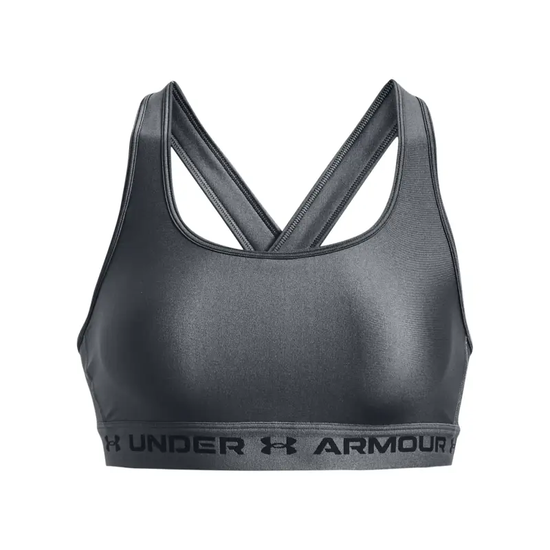 Reggiseno sportivo da donna Under Armour Crossback Gris