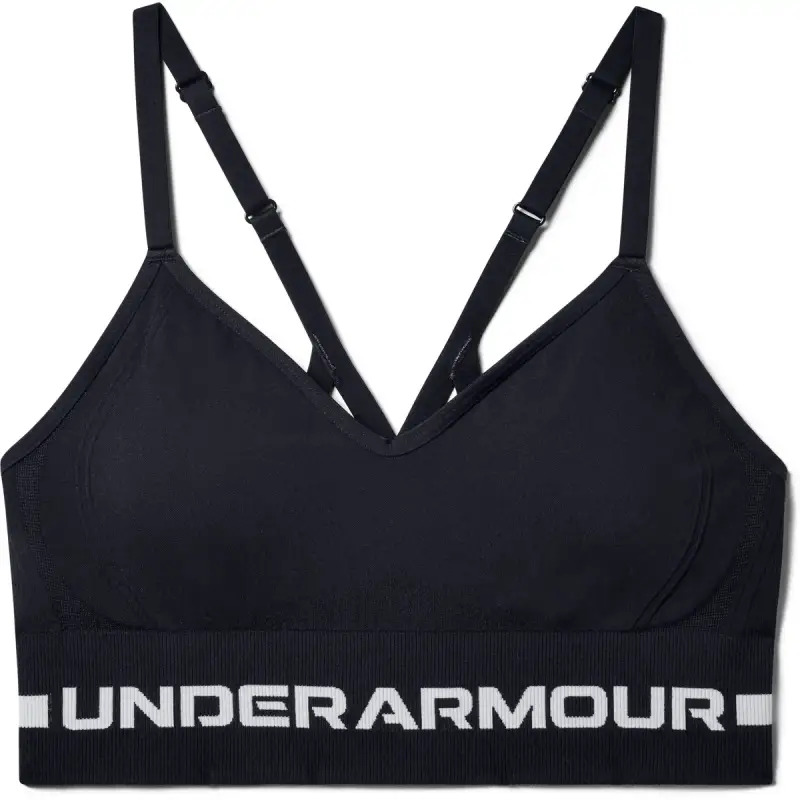 Reggiseno sportivo da donna Under Armour de sport Seamless Low Long Noir