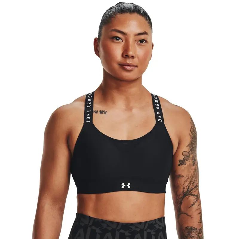 Reggiseno sportivo da donna Under Armour Infinity High Noir