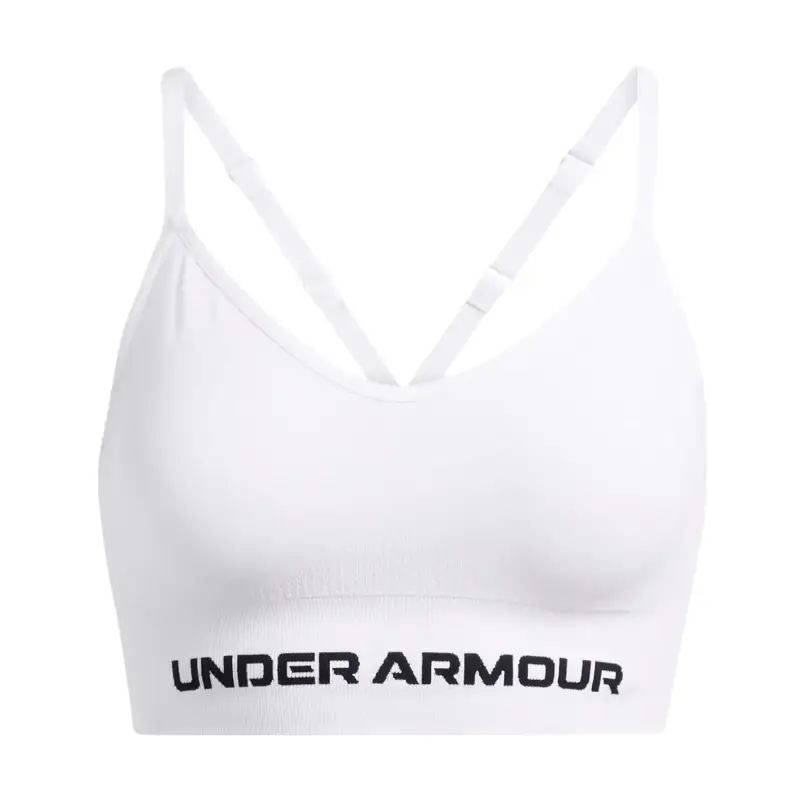 Reggiseno sportivo leggero Under Armour Vanish Blanc