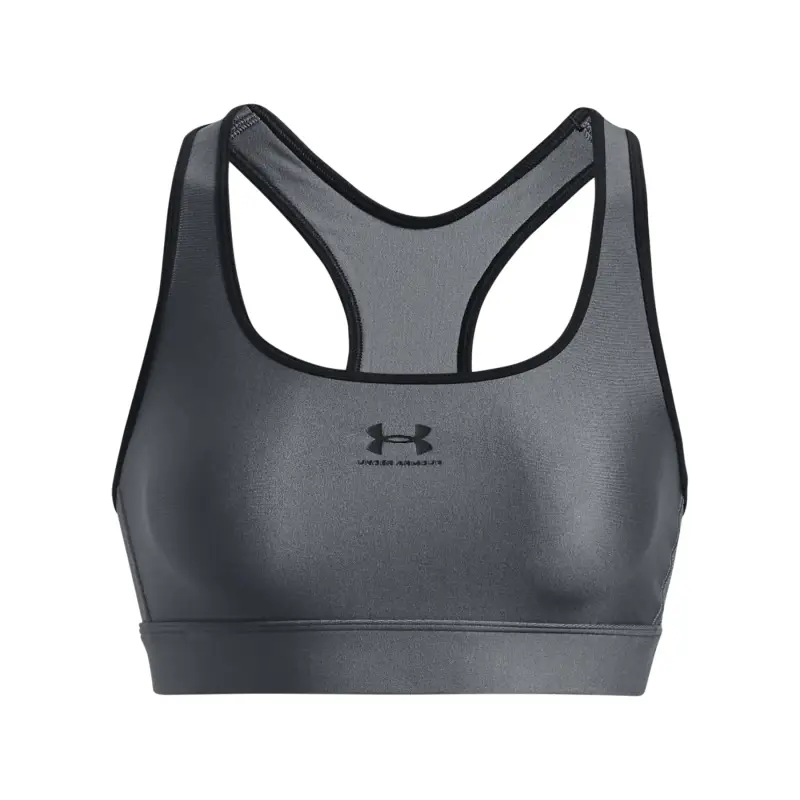 Reggiseno sportivo non imbottito Under Armour HeatGear Gris