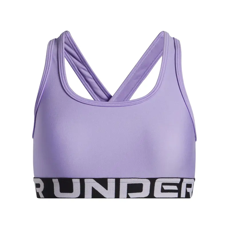 Reggiseno sportivo per bambina Under Armour Crossback Blanc