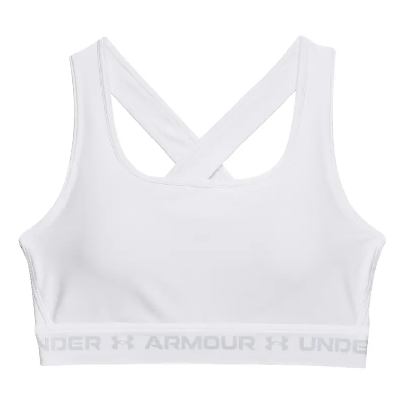 Reggiseno sportivo sportivo a sostegno moderato per donne Under Armour® Crossbac | Under Armour Bianco